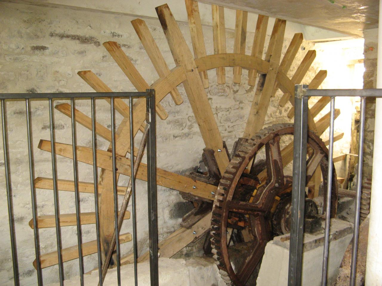 Construction roue de moulin
